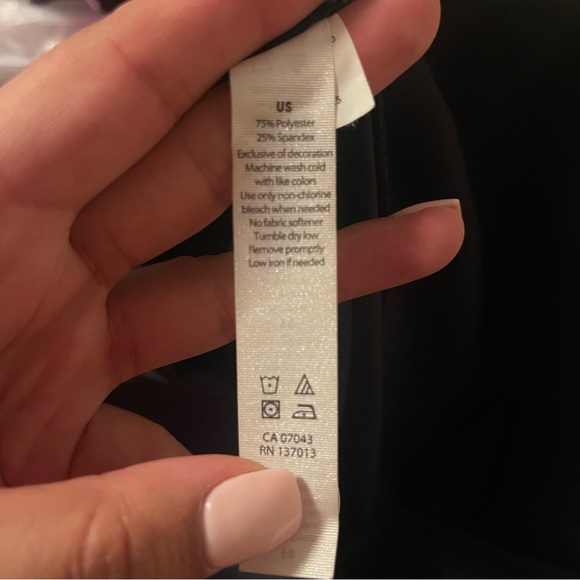 WILDFOX Paxton Slit Flare Pant Black - Picture 7 of 7